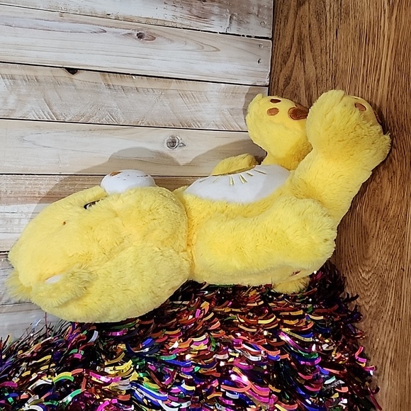 BAB Build A Bear Care Bear Yellow Funshine 18" Bear Stuffed 2016 - Picture 2 of 6